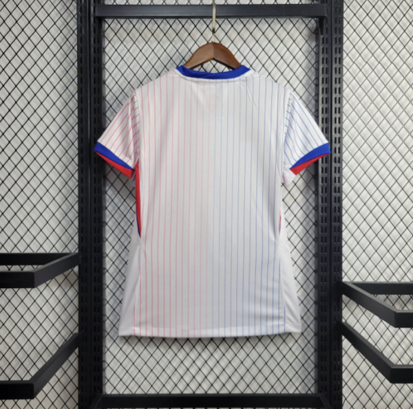 CAMISA FEMININA DA FRANÇA 23/24 BRANCO