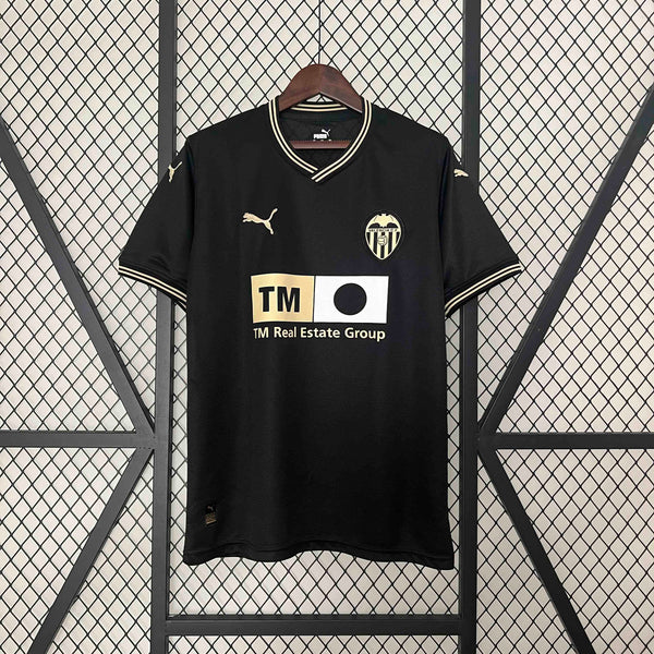 CAMISA DO VALENCIA 24/25 PRETO EDIÇÃO ESPECIAL
