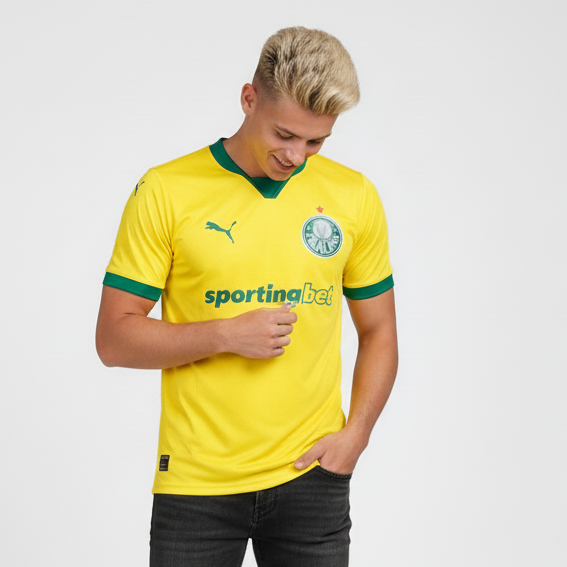 CAMISA DO PALMEIRAS 26/27 AMARELO