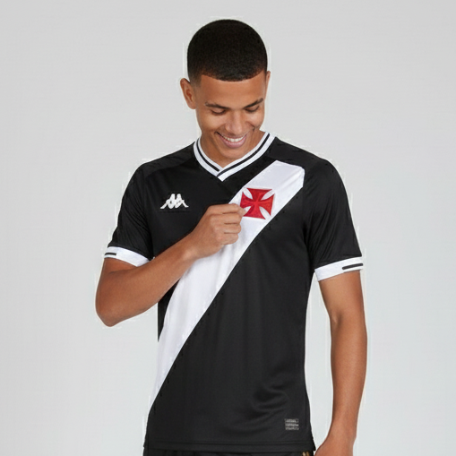CAMISA DO VASCO 25/26 PRETO E BRANCO
