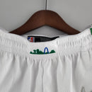 Shorts Dallas Mavericks Urban Edition White Green NBA