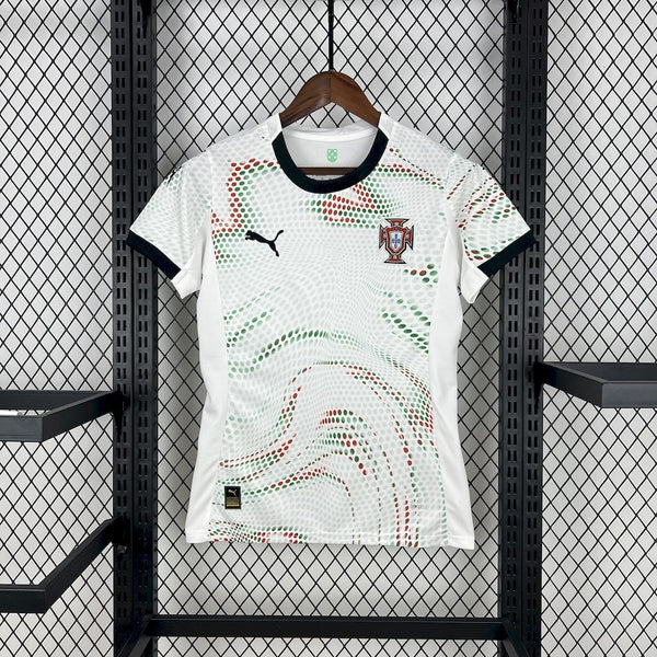 CAMISA FEMININA DE PORTUGAL 25/26 BRANCO