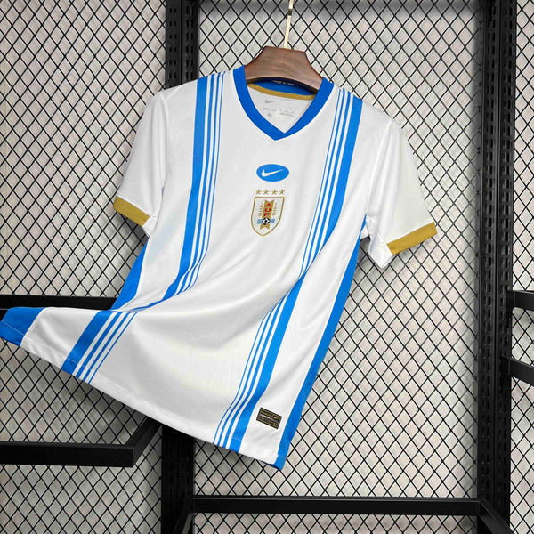 CAMISA DA SELEÇÃO DO URUGUAY 25/26 BRANCO PRÉ JOGO