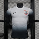 CAMISA VERSÃO PLAYER DO CORINTHIANS 24/25 PRETO E BRANCO