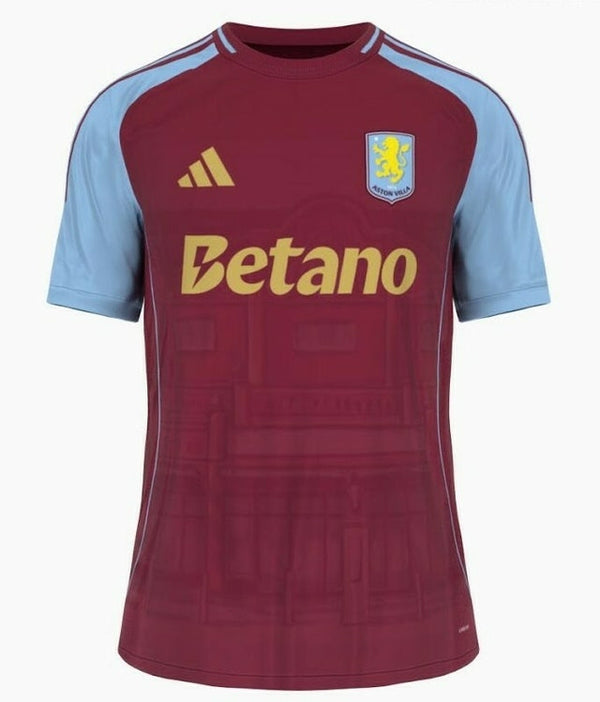 CAMISA DO ASTON VILLA 25/26 VERMELHO